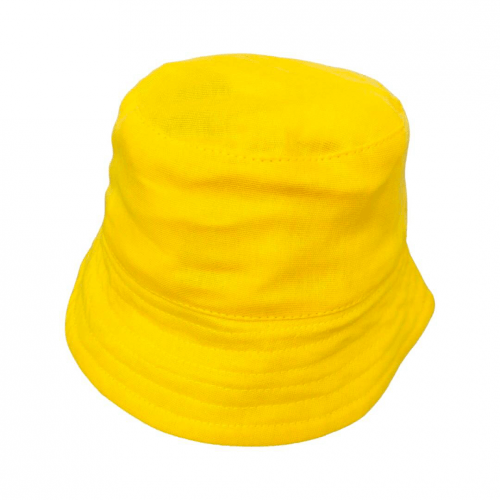 Панама детская для мальчика из муслина Embrace Желтый от 3 мес до 2 лет panamka18