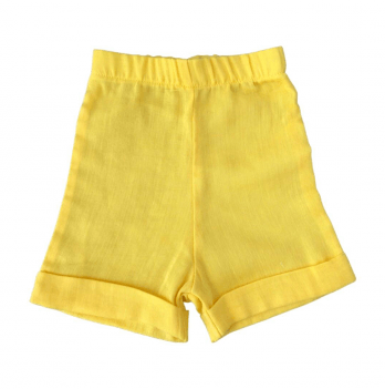 Детские шорты для из двунитки Embrace Желтый от 6 мес до 2 лет muslinshorts011