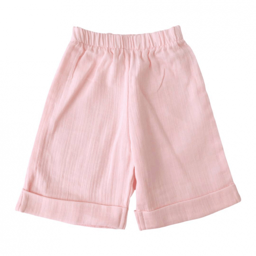 Детские шорты для девочки из муслина Embrace Розовый от 6 мес до 2 лет muslinshorts004
