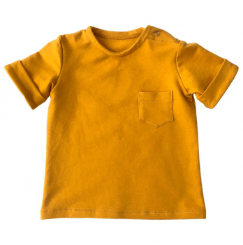 Детская футболка из трикотажа Embrace Горчичный от 9 мес до 2 лет tshirt002_80