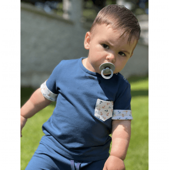 Детская футболка из трикотажа Embrace Синий от 9 мес до 2 лет tshirt003_80