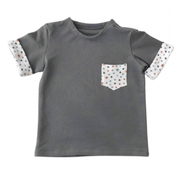 Детская футболка из трикотажа Embrace Серый от 2 до 5.5 лет tshirt004_92