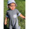 Человечек детский с коротким рукавом Embrace Серый от 3 мес до 2 лет romper003_80