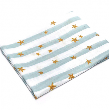 Муслиновая пеленка для новорожденных Embrace Голубой 80х90 см пм034_90х80