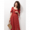 Платье для беременных и кормящих Юла Мама Briella Красный DR-23.051