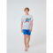 Пижама для мальчика Smil Серый/Голубой от 11 до 12 лет 104719