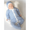 Человечек для новорожденных с шапочкой Interkids Звездочка Голубой от 0 до 3 мес 6080