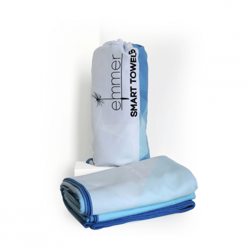 Пляжное полотенце из микрофибры Emmer 70х140 см Iceberg Синий/Белый Iceberg70*140