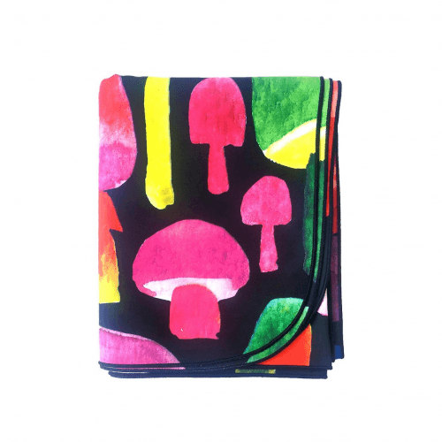 Пляжное полотенце из микрофибры Emmer 70х140 см Mushrooms Красный/Розовый Mushrooms70*140