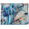 Пляжное полотенце из микрофибры Emmer 70х140 см Seadreams Белый/Голубой Seadreams70*140