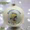 Новогодний шар на елку Santa Shop Патриотическая Все буде Україна - Гусь Белый 8,5 см 4820001103915