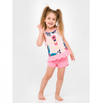 Пижама для девочки Smil Розовый от 1.5 до 5 лет 104822