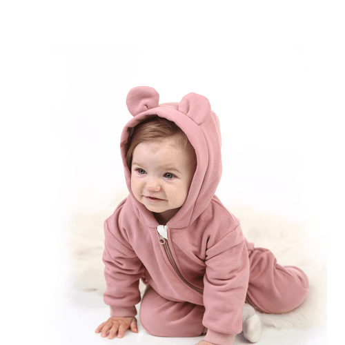 Детский костюм из трехнитки Bunny BOX Тедди Пудровый от 9 мес до 3.5 лет 017080