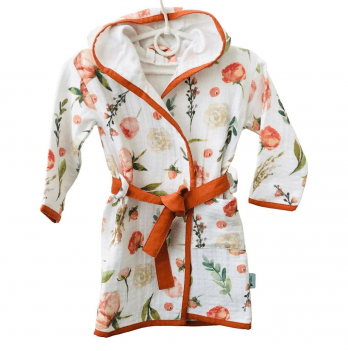 Детский муслиновый халат Embrace Оранжевый от 7 до 10 лет halat020_7-10