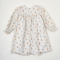 Платье для девочки с длинным рукавом Krako Песики Белый от 7 до 8 лет 4044D21