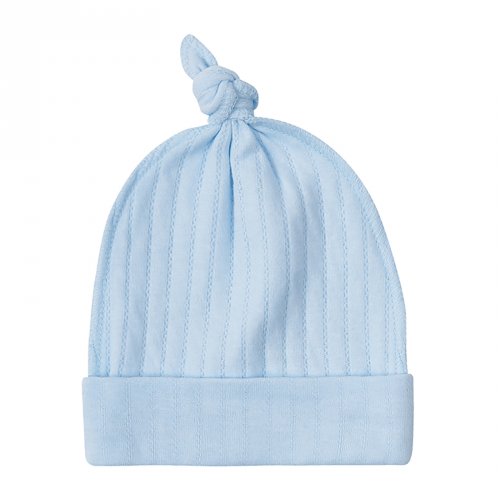 Детская шапка для новорожденных Krako Ажур Голубой от 0 до 6 мес 1007H11
