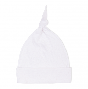 Детская шапка для новорожденных Krako Ажур ромбик Белый от 0 до 1 мес 4055H31