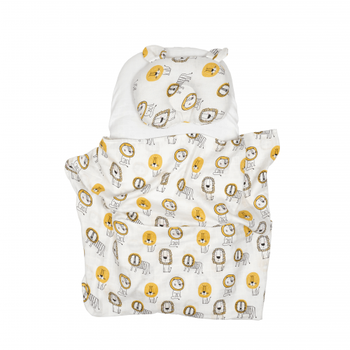Постельное белье в коляску для новорожденных Twins Bear Желтый 1489-TMB-05