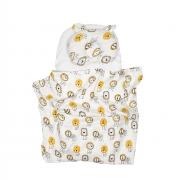 Постельное белье в коляску для новорожденных Twins Bear Желтый 1489-TMB-05