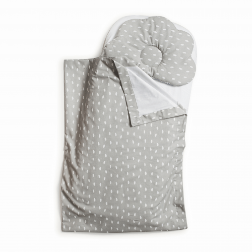 Постельное белье в коляску для новорожденных Twins Серый 1499-TMХБ-010