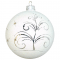 Новогодний шар на елку Santa Shop Сахарная Зима Белый 10 см 7806723209187