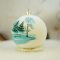Новогодний шар на елку Santa Shop Дом с оградой Голубой/Белый 10 см 7806723367566