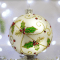 Набор елочных игрушек Santa Shop Рождественские цветы Молочный/Красный 8,5 см 2 шт 4820001112382