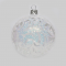 Новогодний шар на елку Santa Shop Снежная королева Узор Прозрачный 8 см 4820001023701