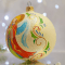 Новогодний шар на елку Santa Shop Рождественский ангел Молочный 10 см 4820001112511
