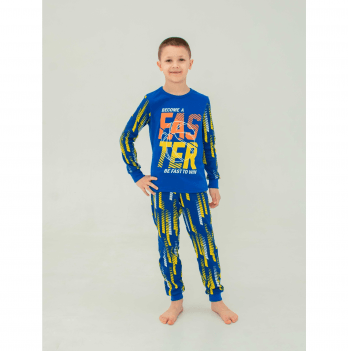 Пижама для мальчика Smil Синий от 7 до 10 лет 104689