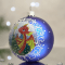 Новогодний шар на елку Santa Shop Дракон - Мечтатель Синий 8,5 см 4820001112672