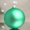 Новогодний шар на елку Santa Shop Дракон - Невозмутимый Бирюзовый 8,5 см 4820001112658