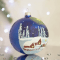 Новогодний шар на елку Santa Shop Колядники Синий 10 см 4820001022711
