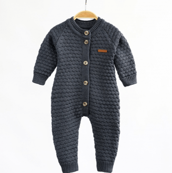 Вязаный человечек для новорожденных Magbaby Scales 0 - 9 мес Графитовый 132480