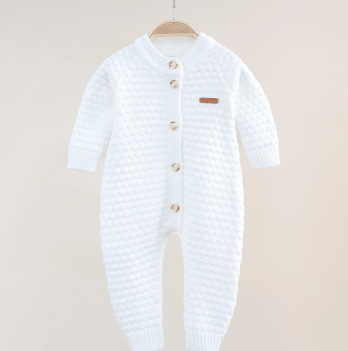 Вязаный человечек для новорожденных Magbaby Scales 0 - 9 мес Молочный 132485