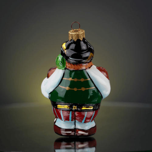Елочная игрушка Rizdviani Istorii Пірат Зеленый/Коричневый 12 см 4820001168181