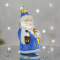 Елочная игрушка Santa Shop Сніжний Миколай Голубой 10 см 4820001180114