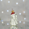 Елочная игрушка Santa Shop Святковий песик Белый/Красный 10 см 4820001180121