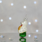 Елочная игрушка Santa Shop Ведмедик новорічний Белый/Зеленый 8 см 4820001180190