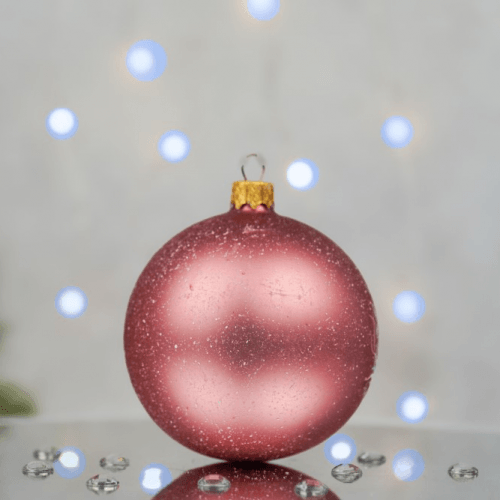 Новогодний шар на елку Santa Shop Софіївський собор Розовый 10 см 4820001180350