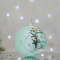 Новогодний шар на елку Santa Shop Києво-печерська лавра Ментоловый 10 см 4820001180367