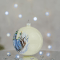 Новогодний шар на елку Santa Shop Кирилівська церква Молочный 10 см 4820001180374