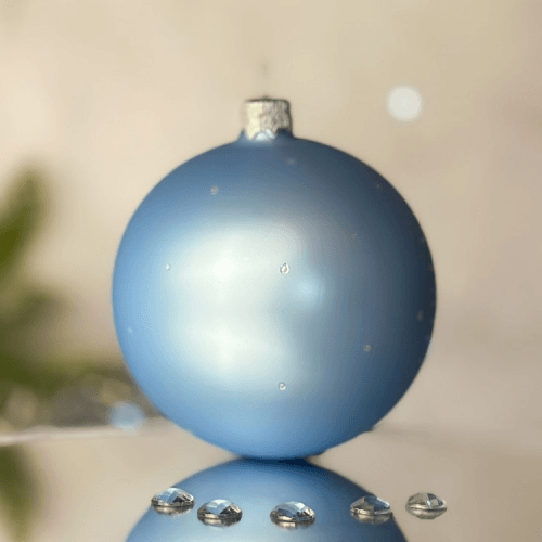 Новогодний шар на елку Santa Shop Символ года 2026 Мрійливий кінь Голубой 8,5 см 4820001234077