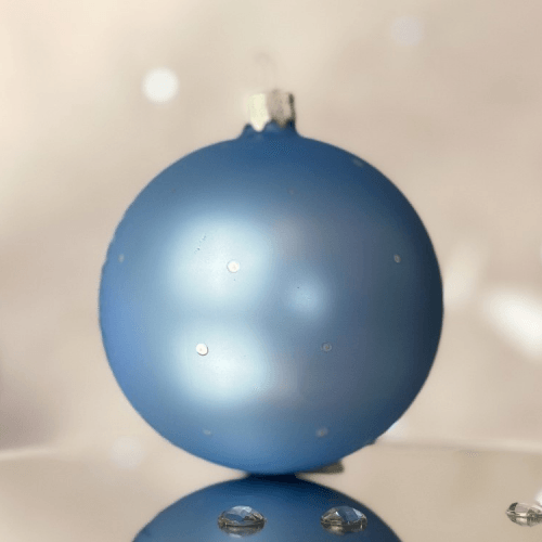 Новогодний шар на елку Santa Shop Символ года 2026 Стрімкий кінь Голубой 8,5 см 4820001234091