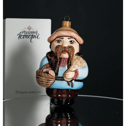 Елочная игрушка Rizdviani Istorii Украинские истории Кум Тарас 14 см 4820001248784