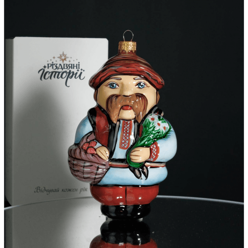 Елочная игрушка Rizdviani Istorii Украинские истории Кум Панас 14 см 4820001248838