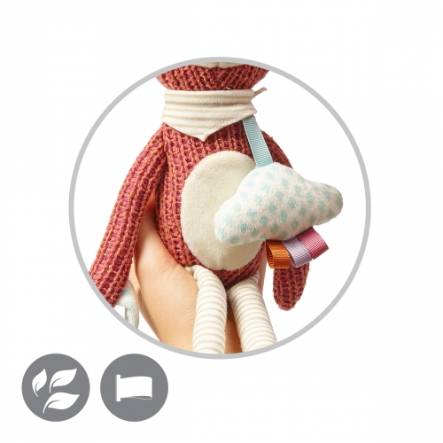 Развивающая подвеска на коляску BabyOno Ленивец Лион 1442