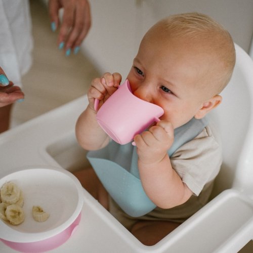 Кружка тренировочная BabyOno Розовый 120 мл 1463/04