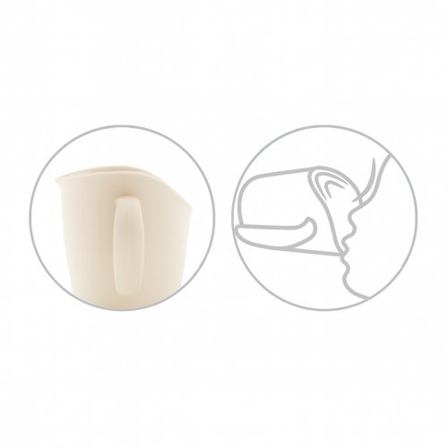 Кружка тренировочная BabyOno Бежевый 120 мл 1463/09