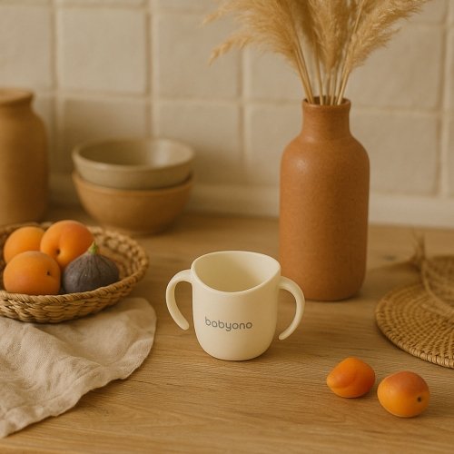 Кружка тренировочная BabyOno Бежевый 120 мл 1463/09